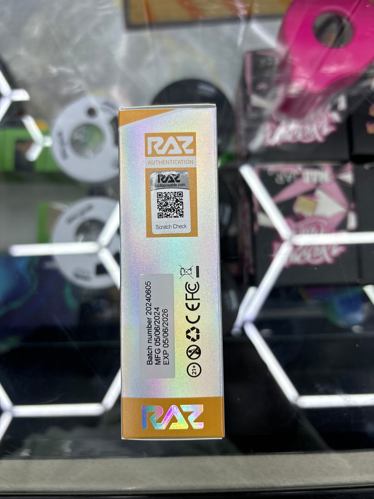 Raz dc25000 25k puffs mango loco