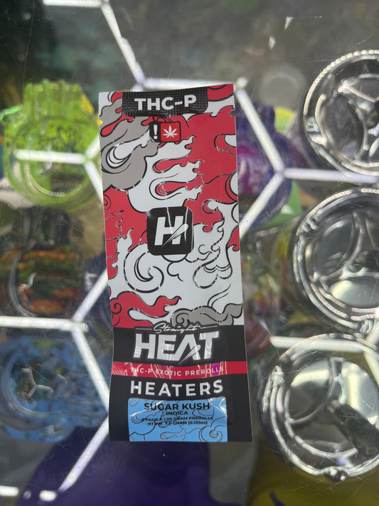 Heat thcp exotic prerolls sugar kush indica 3g 2pck
