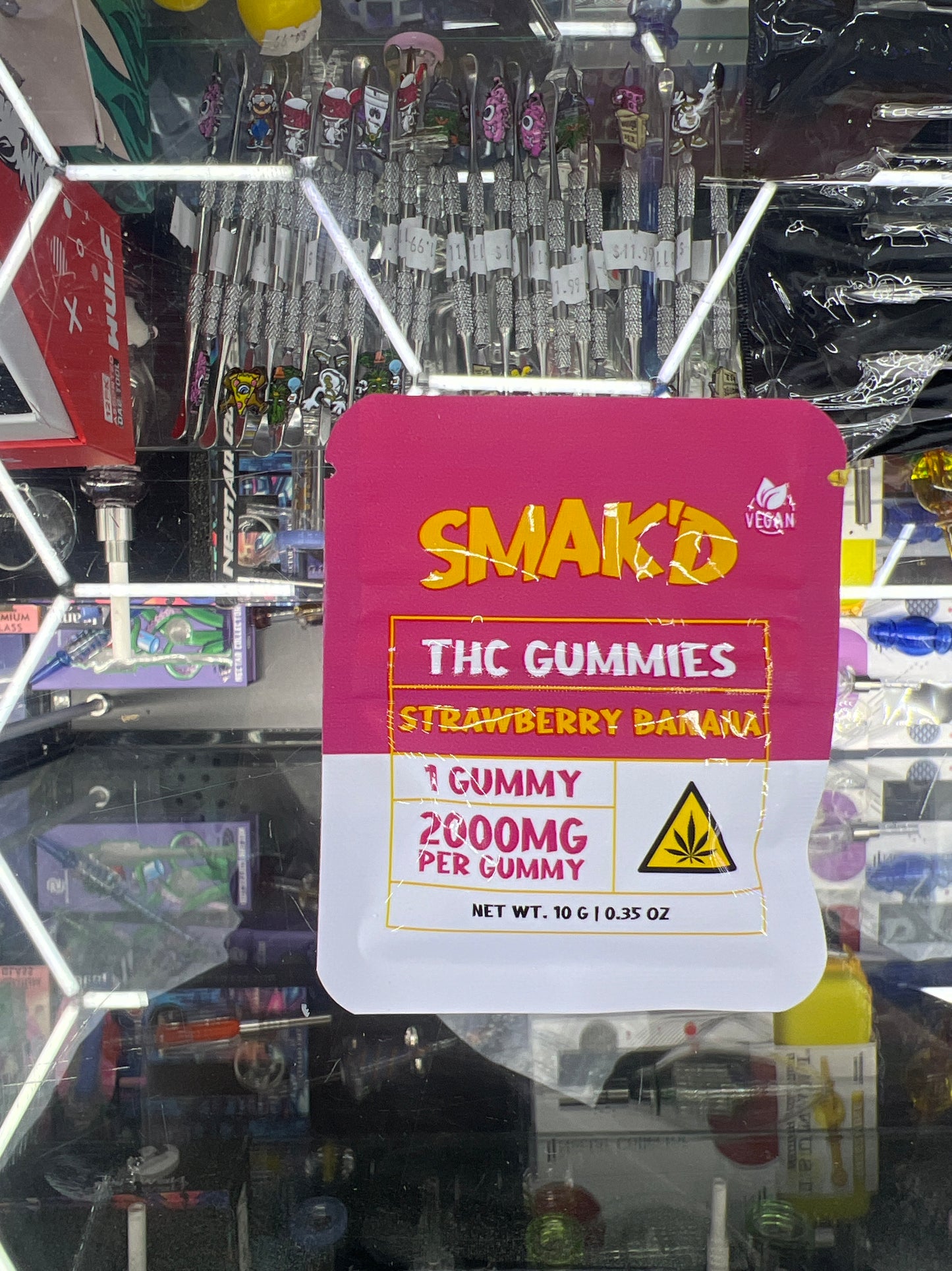 SMAK’D GUMMY 1ct x 2000mg strawberry banana