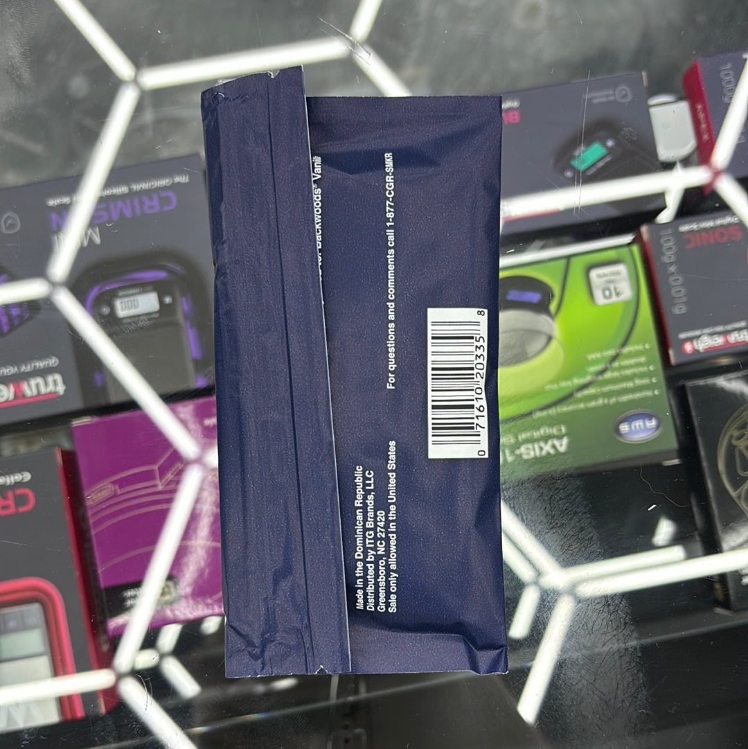 Backwoods vanilla 5 cigars