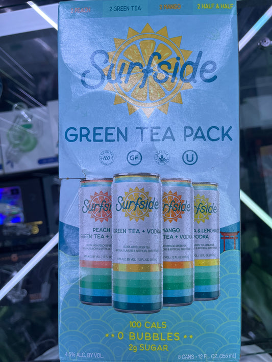 Surfside mango green tea + vodka