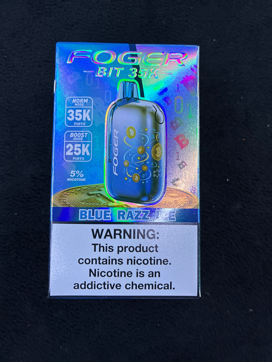 Fogger bit 35k blue razz ice