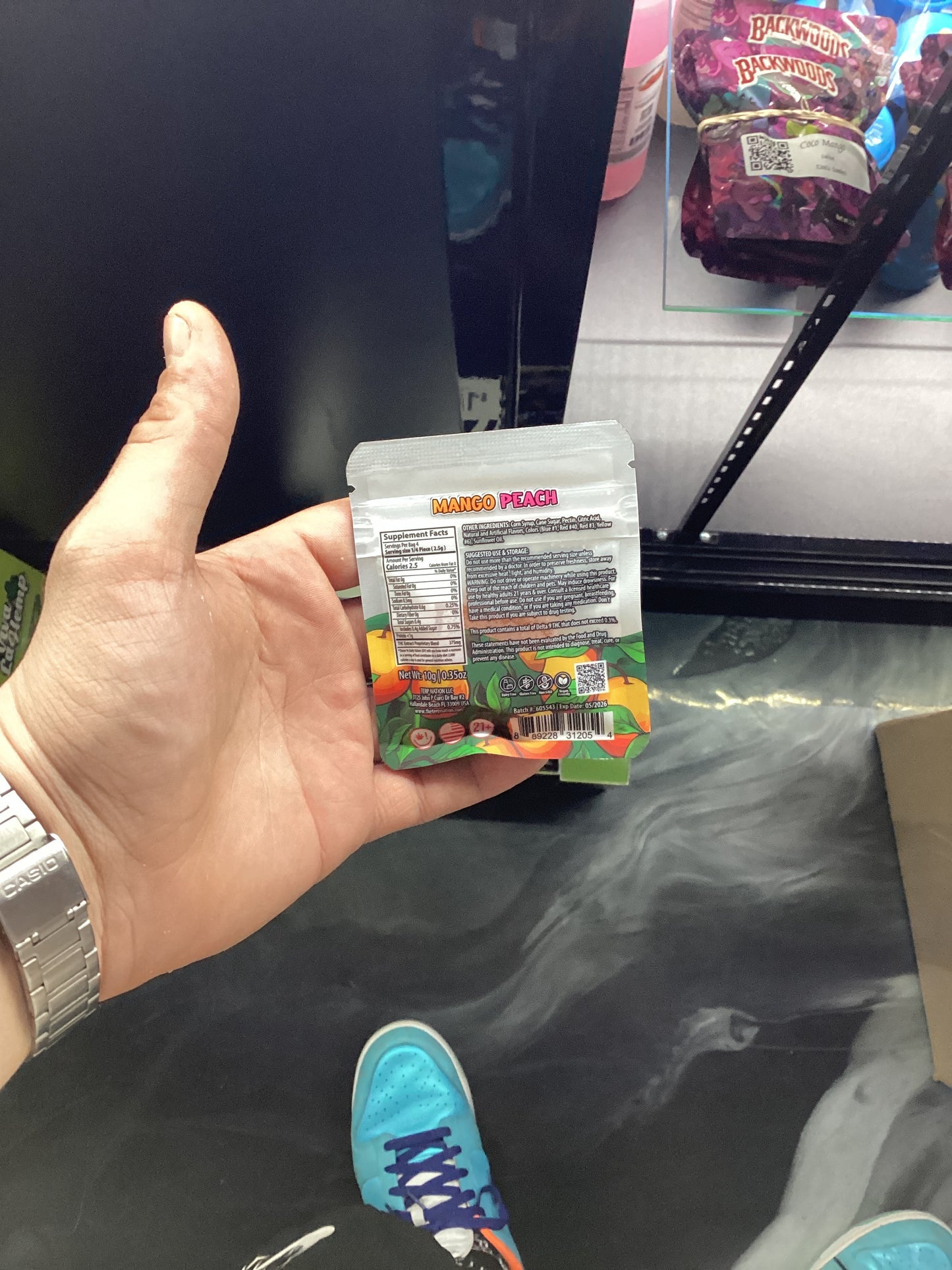 Smakd gummy mango peach 1500mg thc a