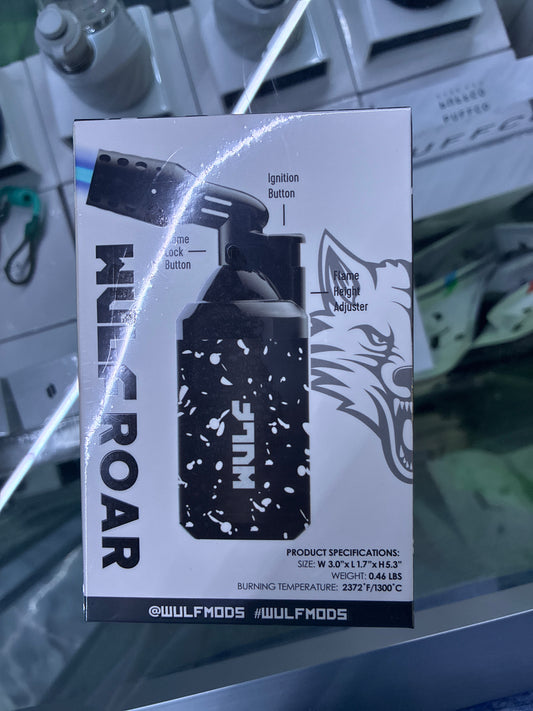 Wulf roar torch black with white spots