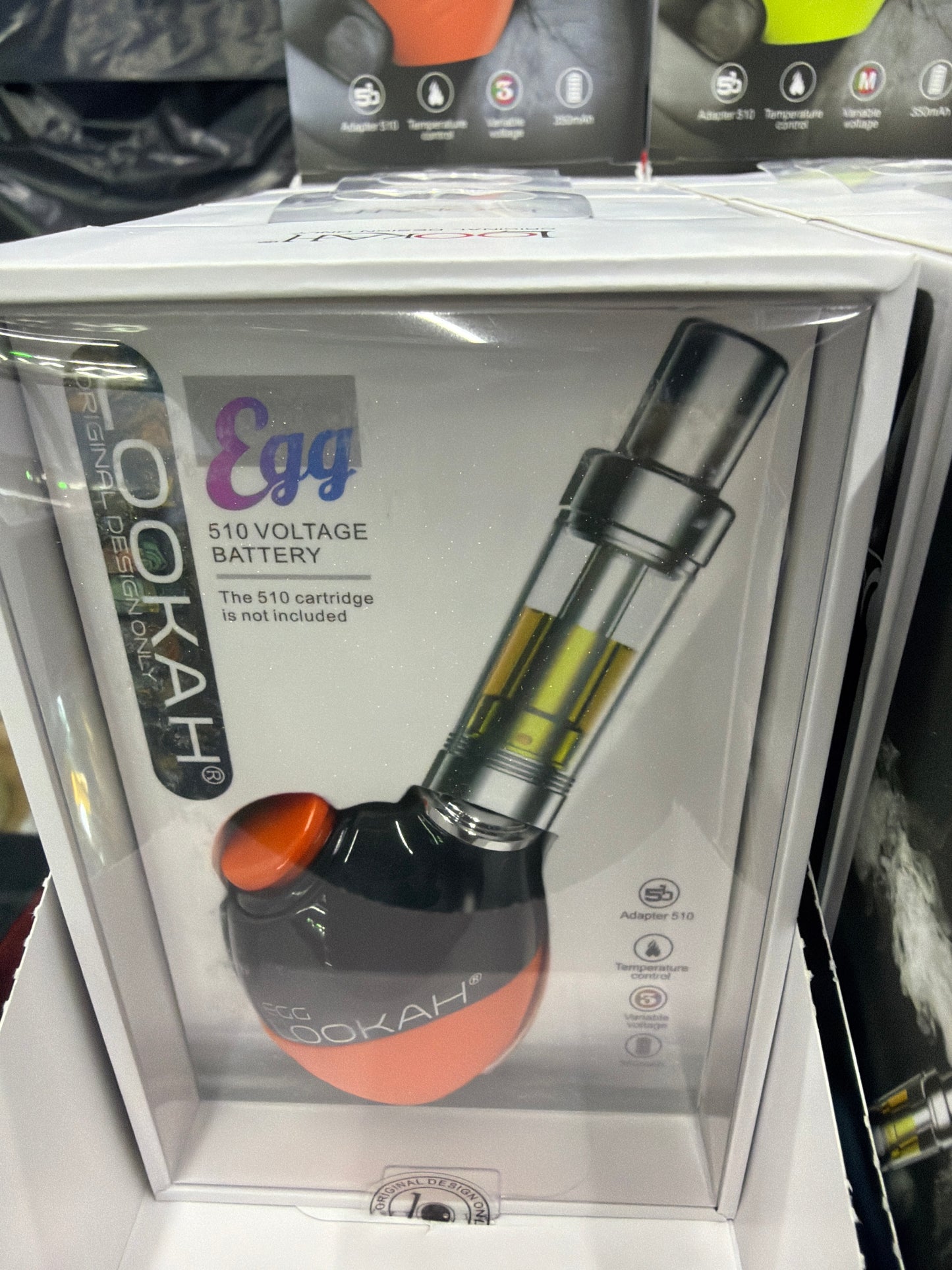 Lookah egg 510 voltage battery orange