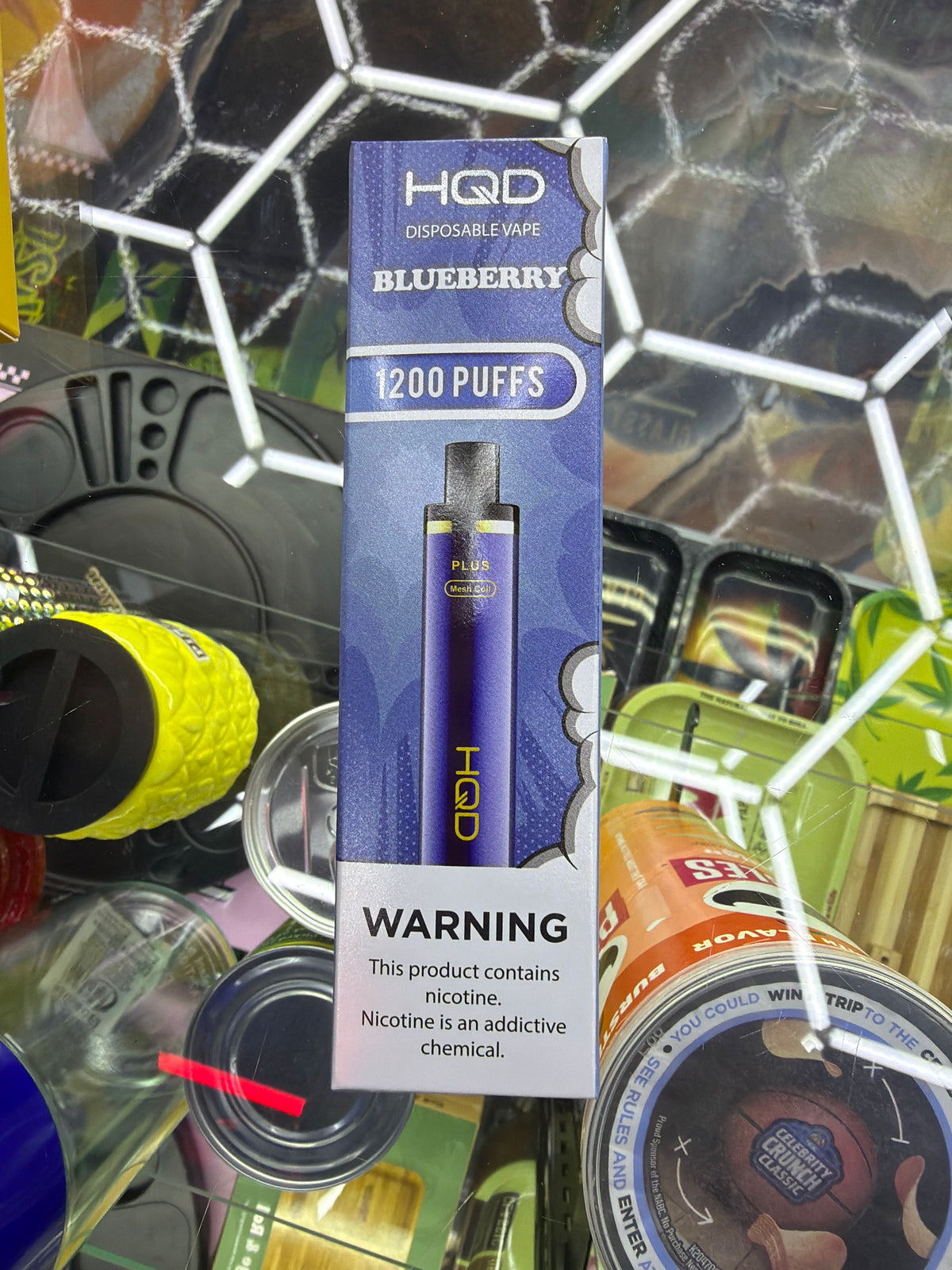 HQD Blueberry 1200 puffs curvie plus