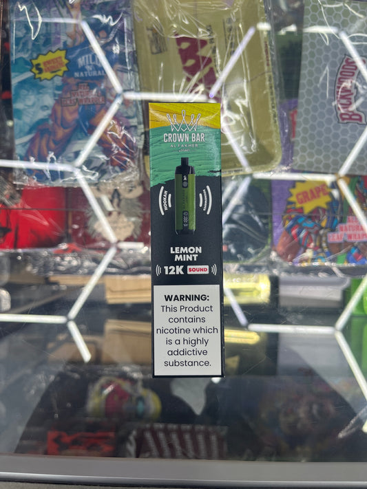 Al fakher crown bar lemon mint sound edition 12kpuffs