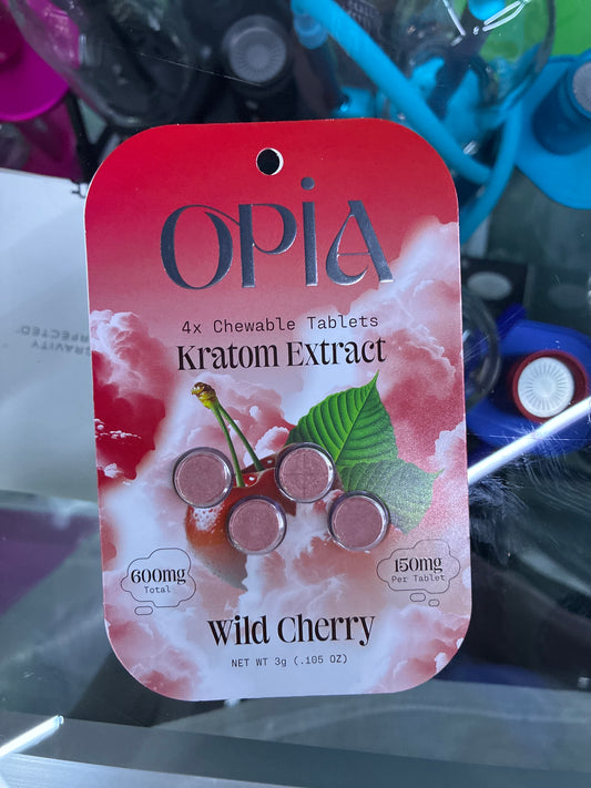 Opia kratom extract 150mg per 4ct wild cherry