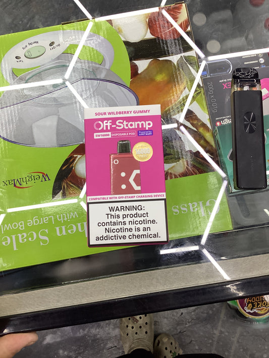Off stamp pod sour wild berry gummy’s