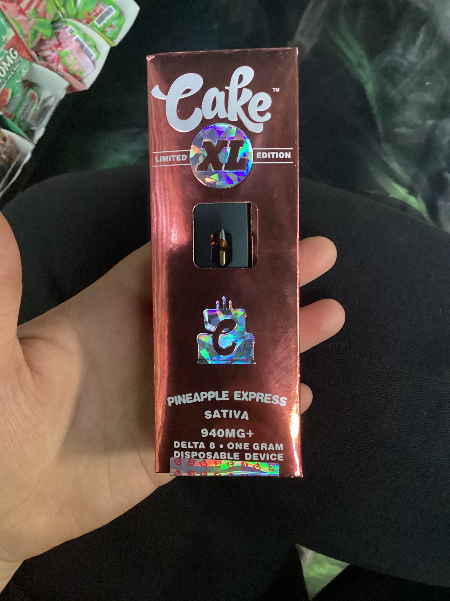 Cake XL delta 8 1G disposable pineapple express sativa