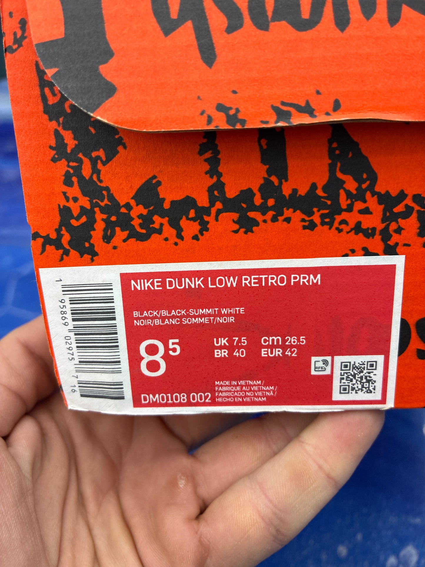 Nike dunk low graffiti pink size 8.5