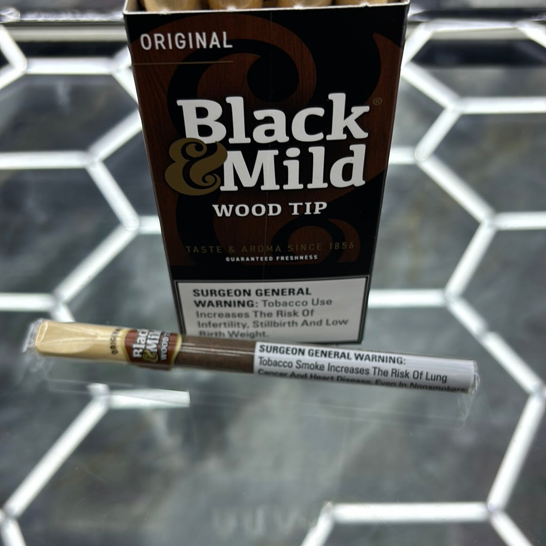 Black & mild original, wood tip