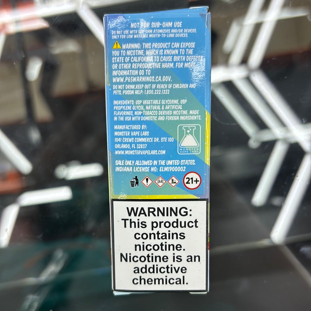 Frozen fruit monster blueberry, raspberry lemon ice 48MG