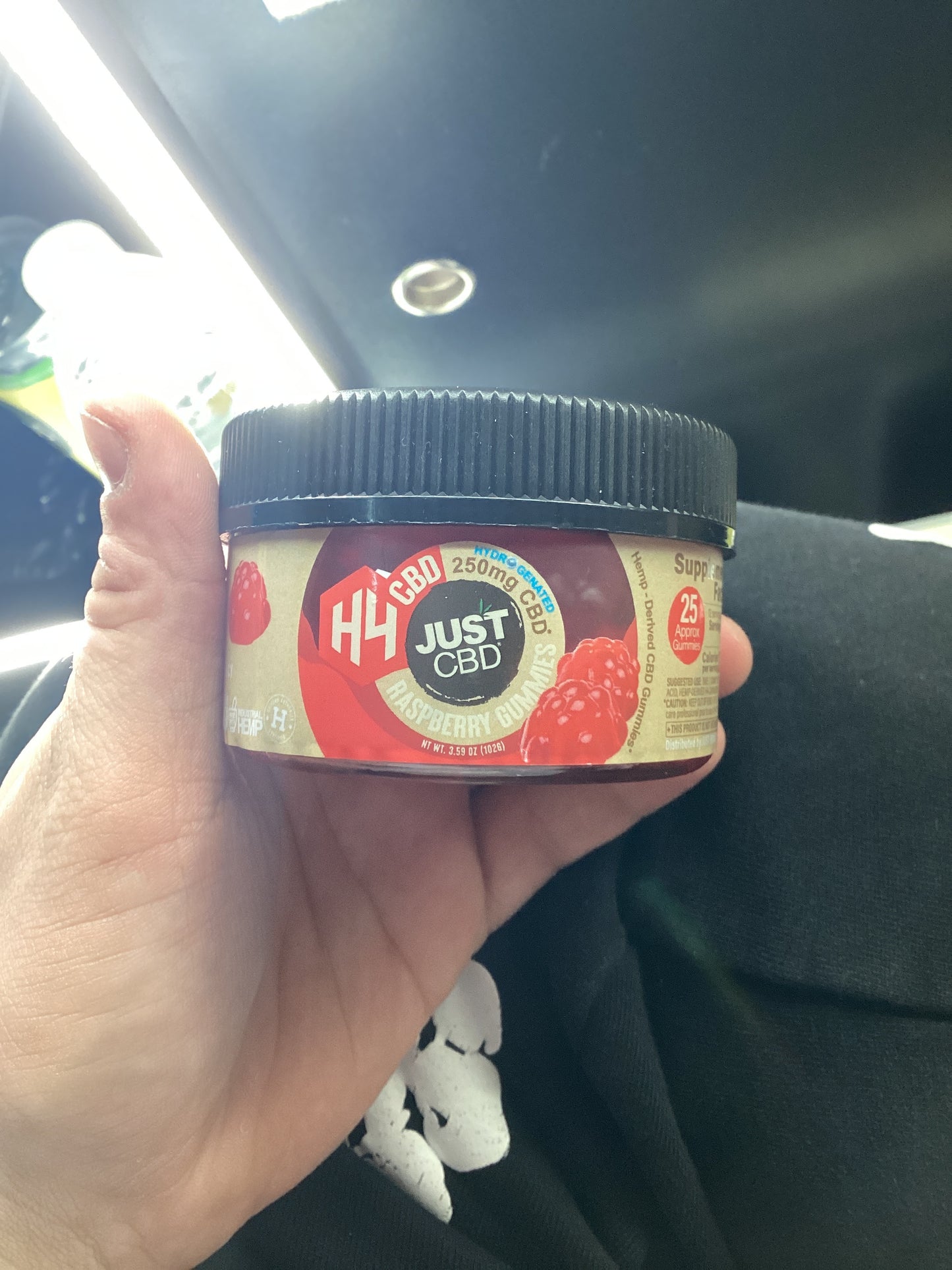 Just cbd raspberry gummy