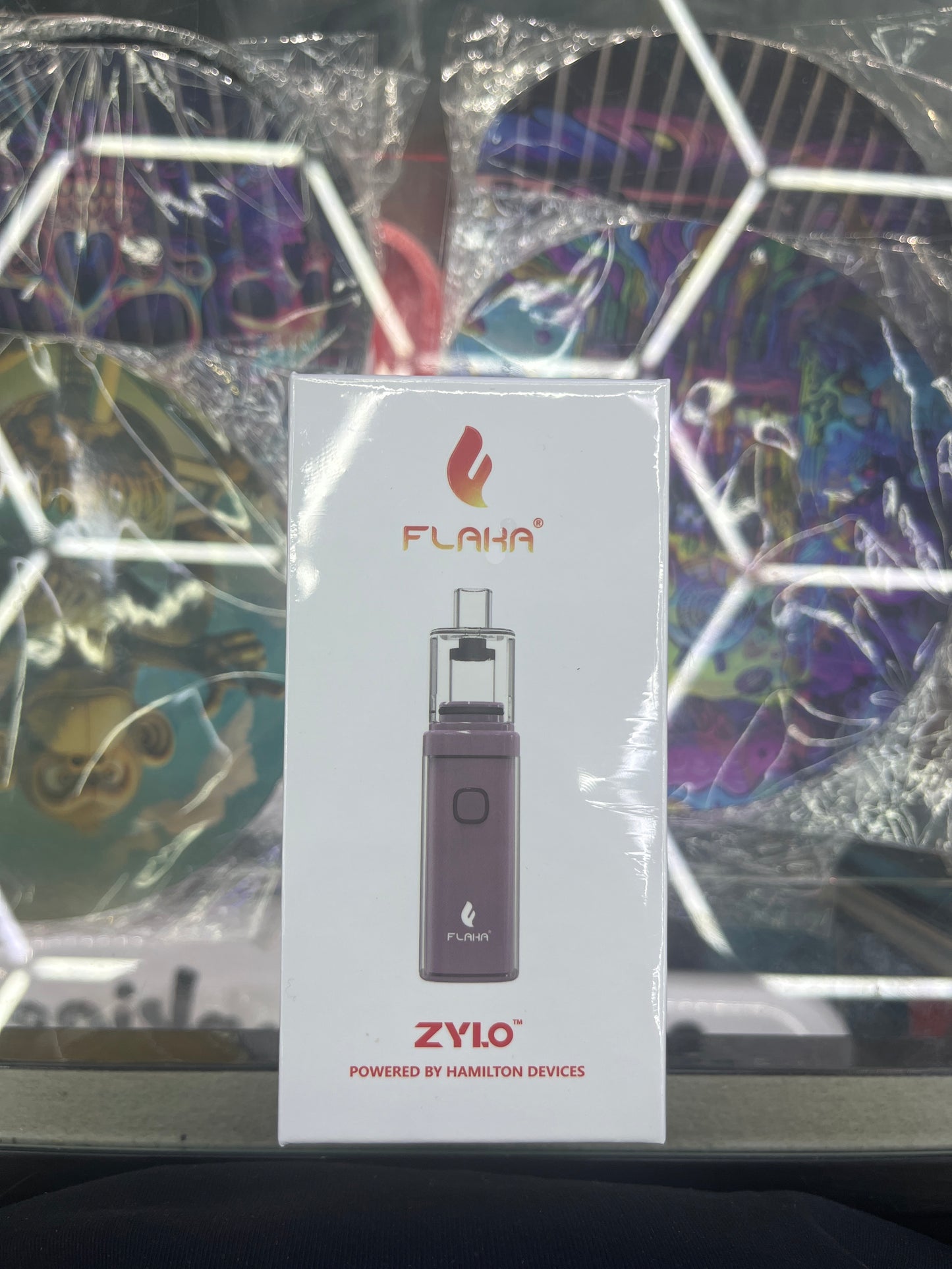 Flaka zylo dab device powered by Hamilton devices purple