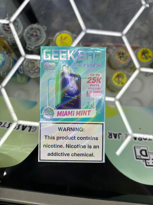 Geek bar skyview Miami mint