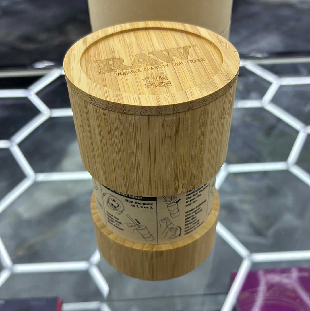 Raw 1 1/4 size cone bamboo, six shooter