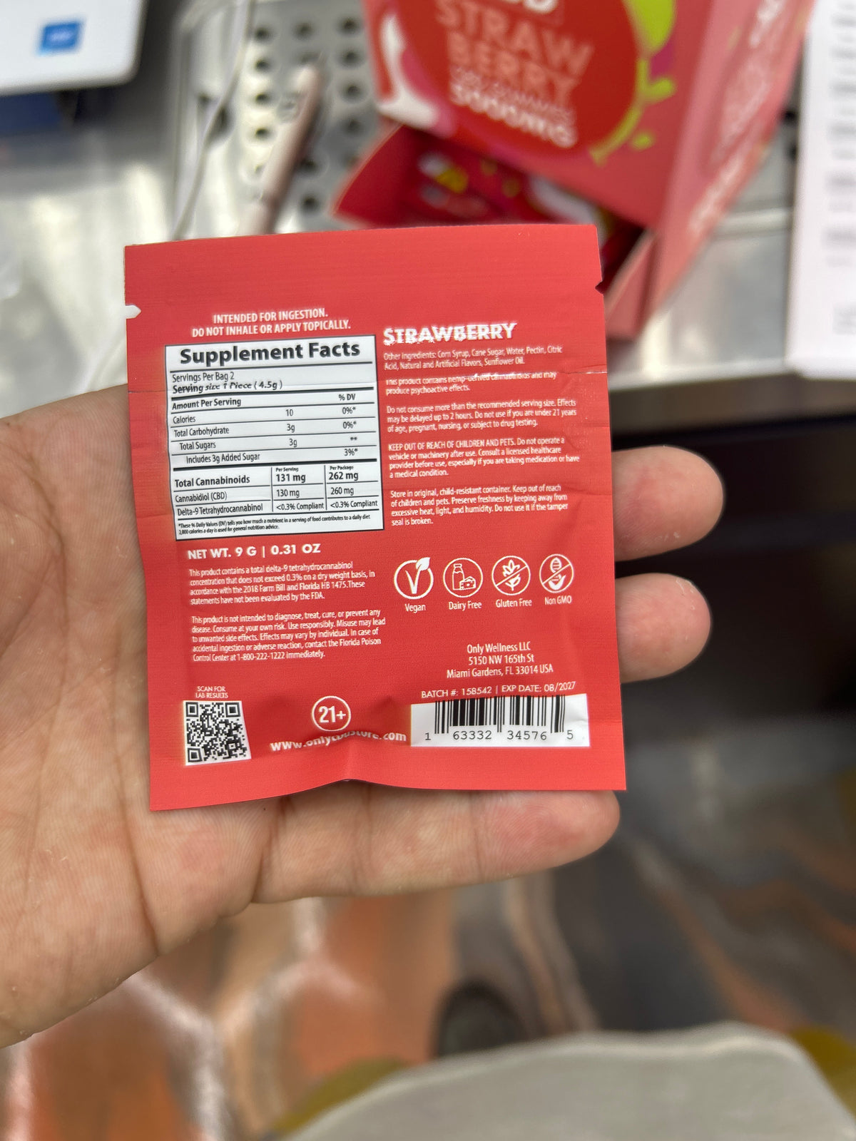 Only cbd strawberry cbd gummies 200mg
