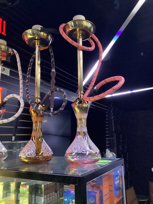 Mya hookah olla-gold pink