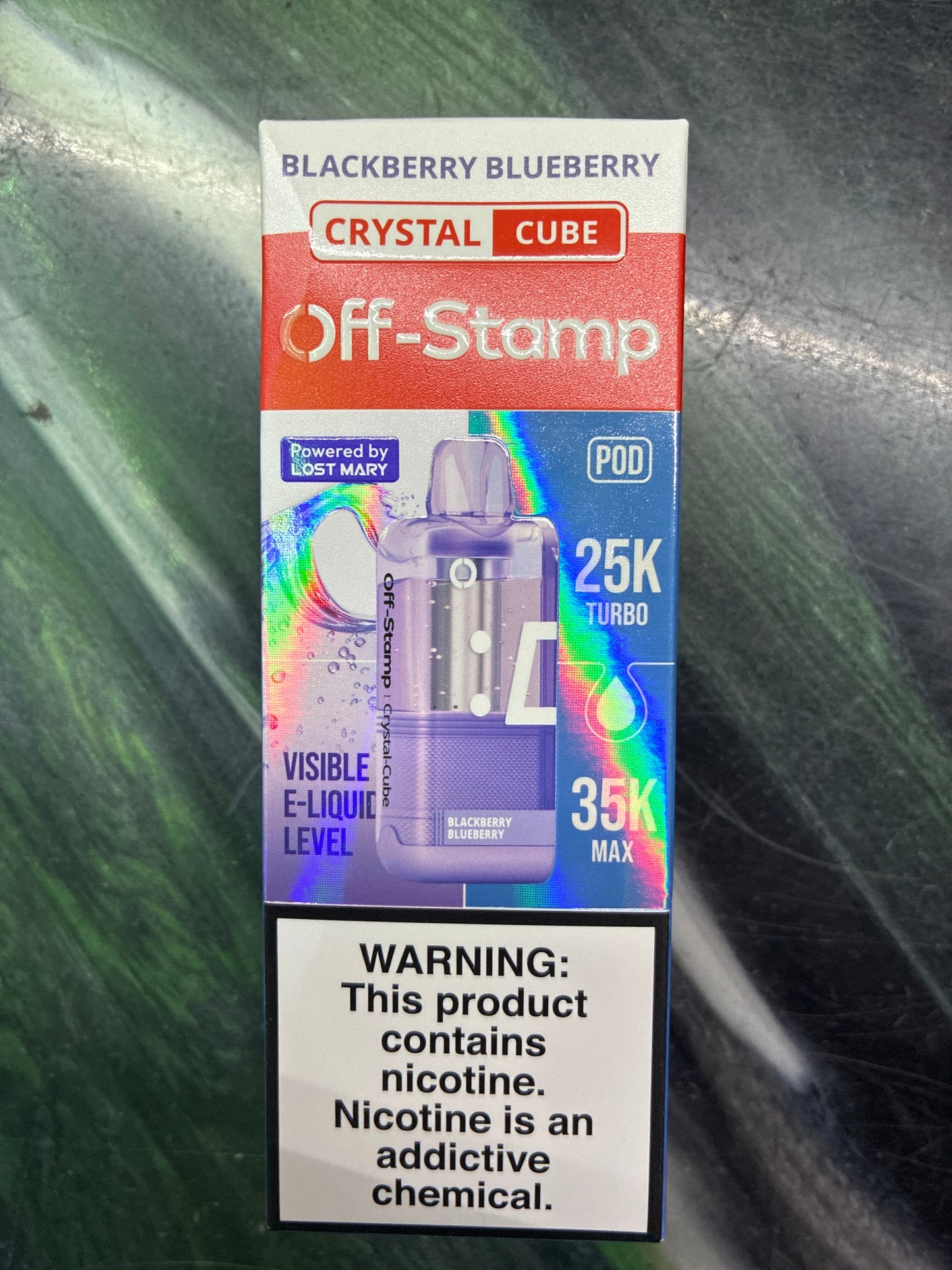 Off stamp blackberry blueberry pod 35k