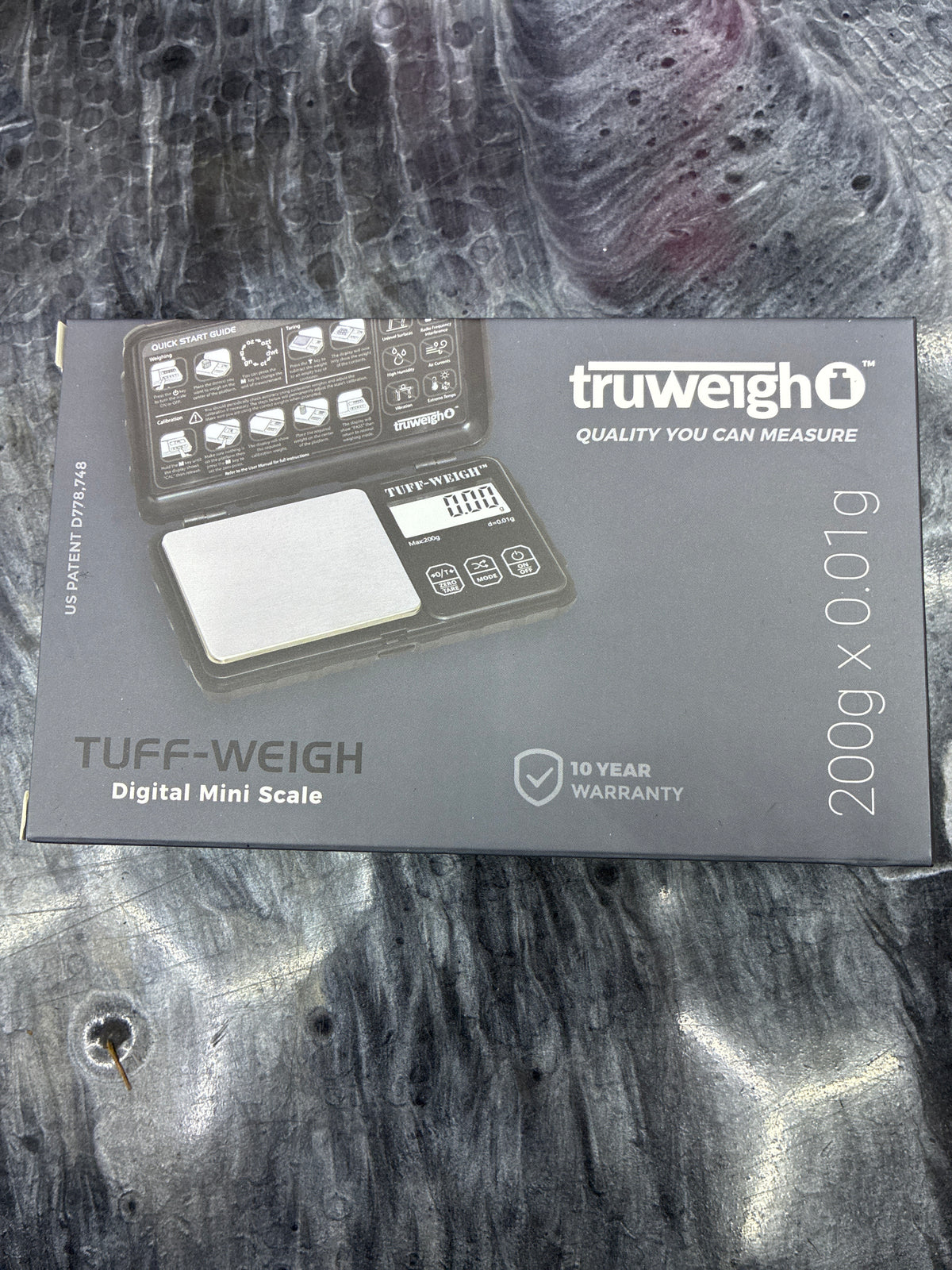Truweight tuff weight digital mini scale 200gx 0.01g