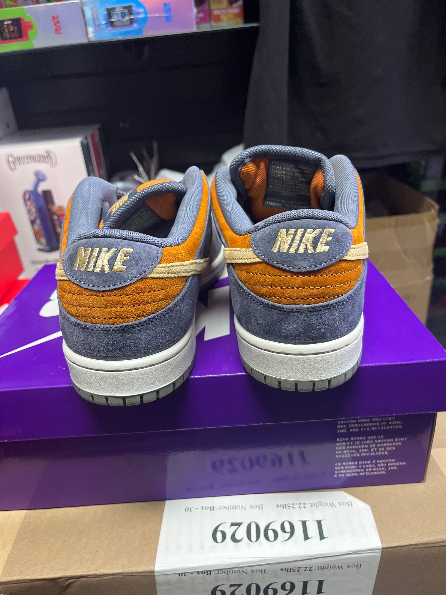 Nike sb dunk low pro light carbon size 11