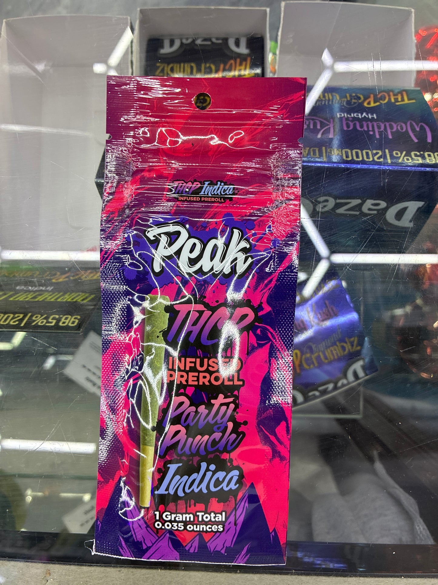 Peak thcp party punch indica 1g preroll