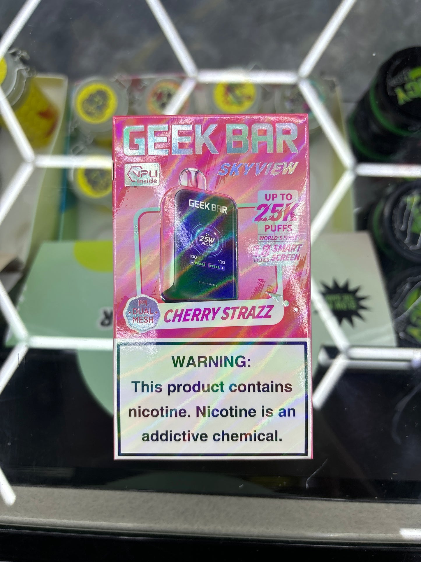 Geek bar skyview cherry strazz