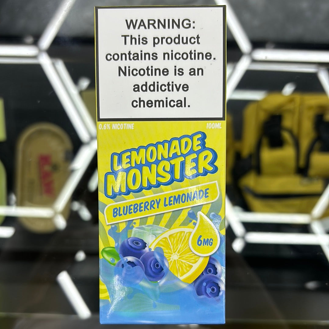 Lemonade, monster, blueberry lemonade 6MG 100ml