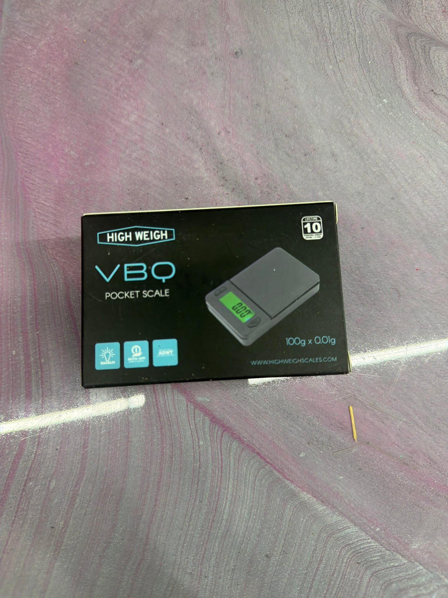 HIGH WEIGH VBQ POCKET SCALE 100GX0.01G