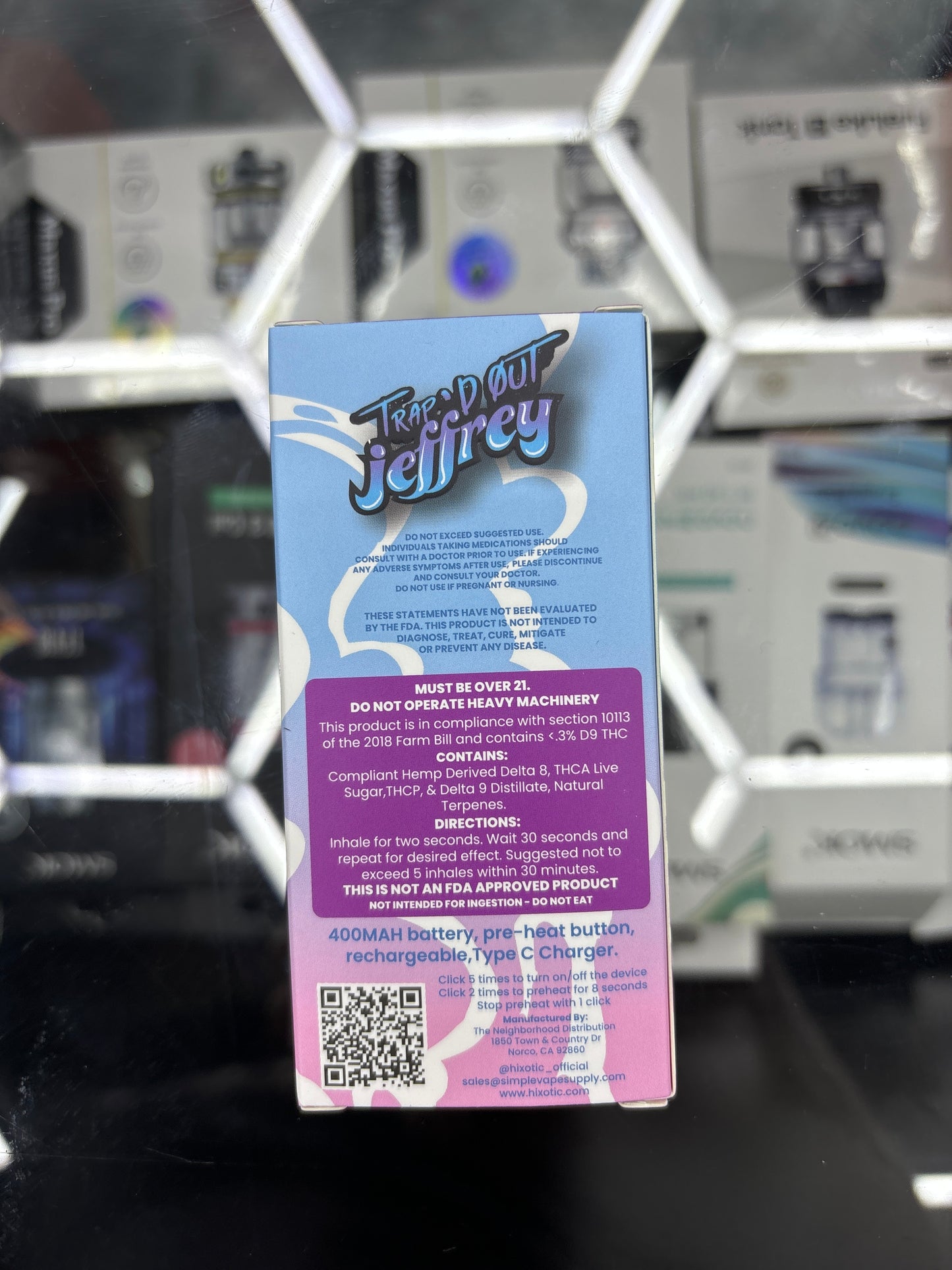 Hixotic blueberry ak47 trap’d out Jeffrey sativa