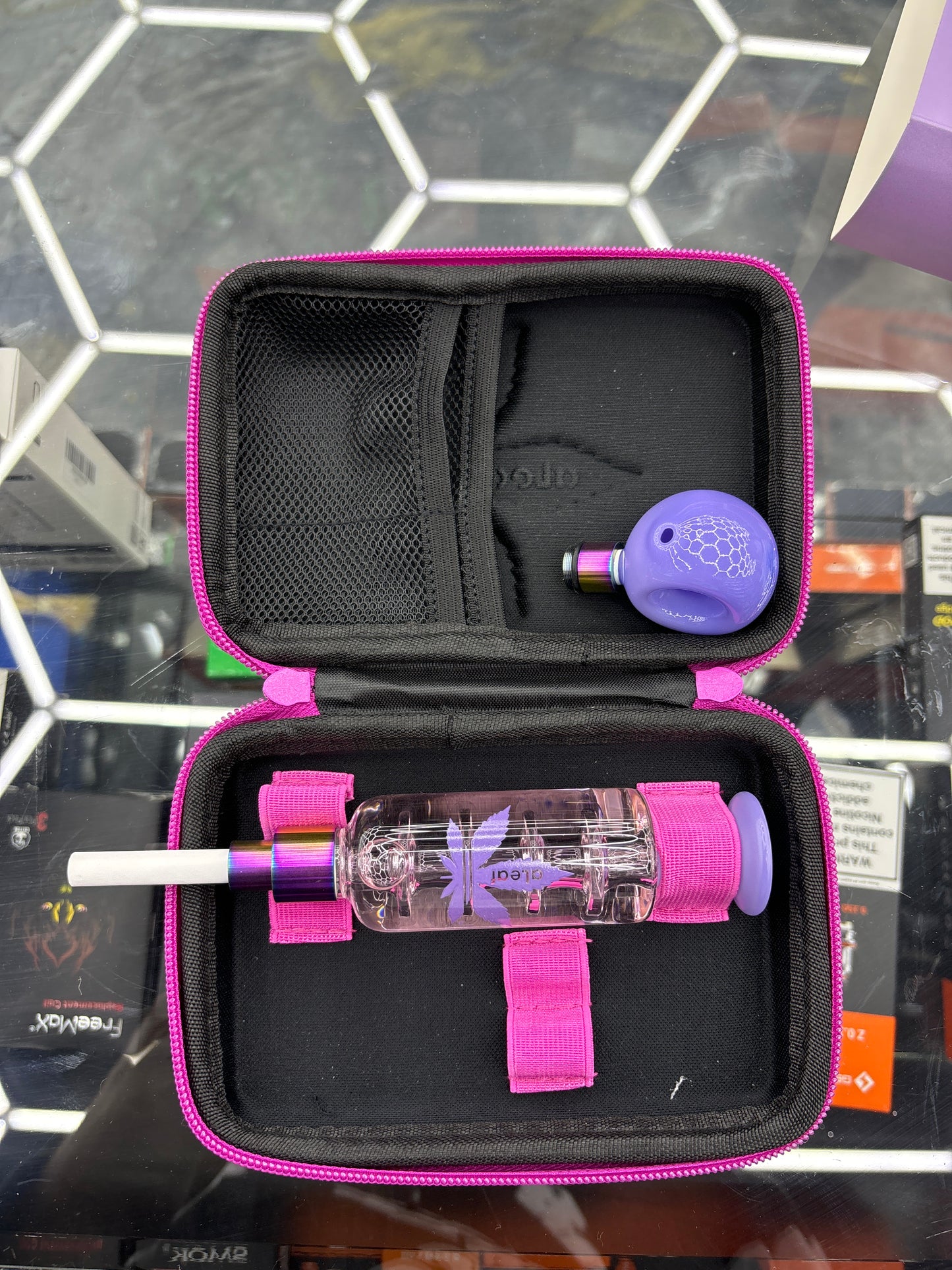 Aleaf liquid nectar collector  pink