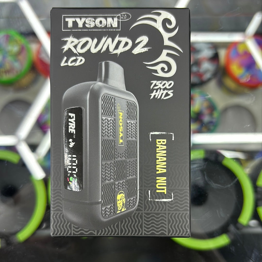 Tyson, round 2 banana nut, 7500 hits