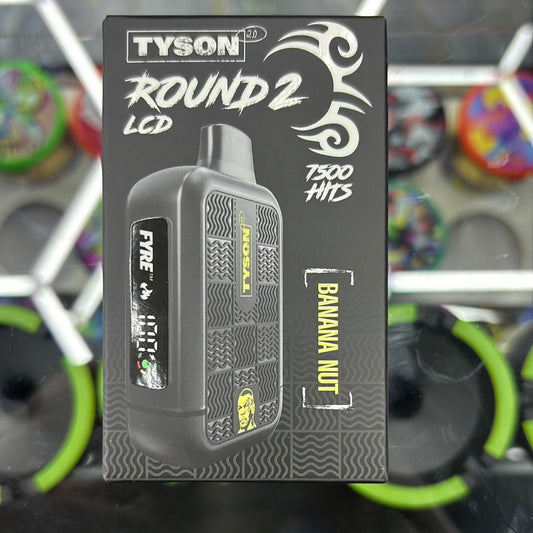 Tyson, round 2 banana nut, 7500 hits
