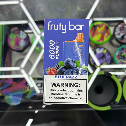 Fruity bar, 6000 puffs blue razz