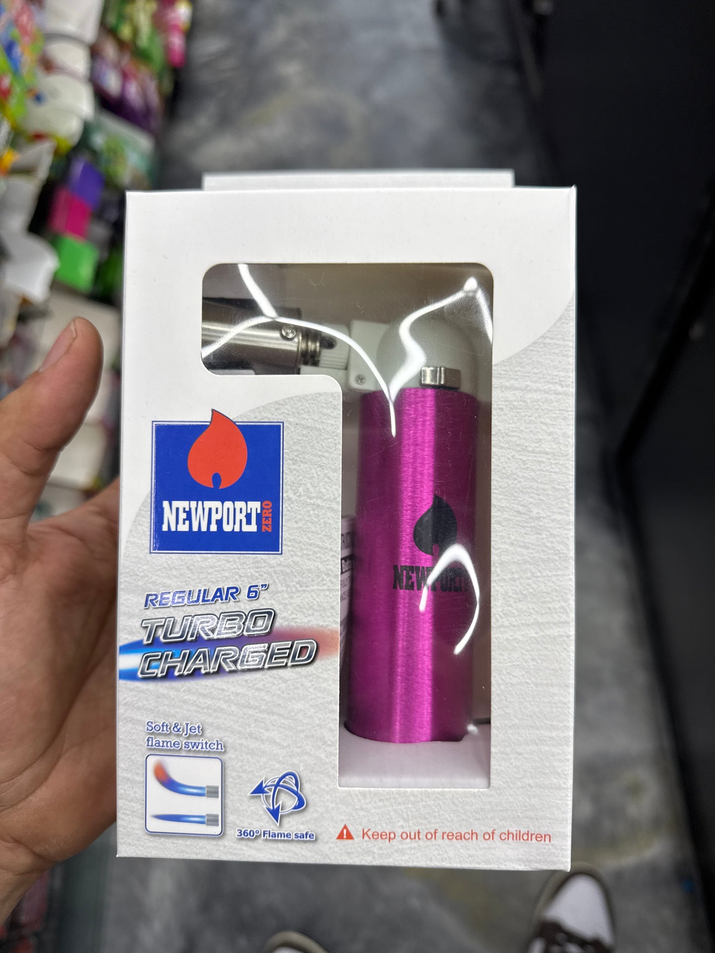 Newport zero regular 6” turbo charged torch pink