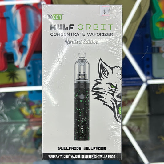 Yocan wulf Orbit Vaporizer Pen black and green dots