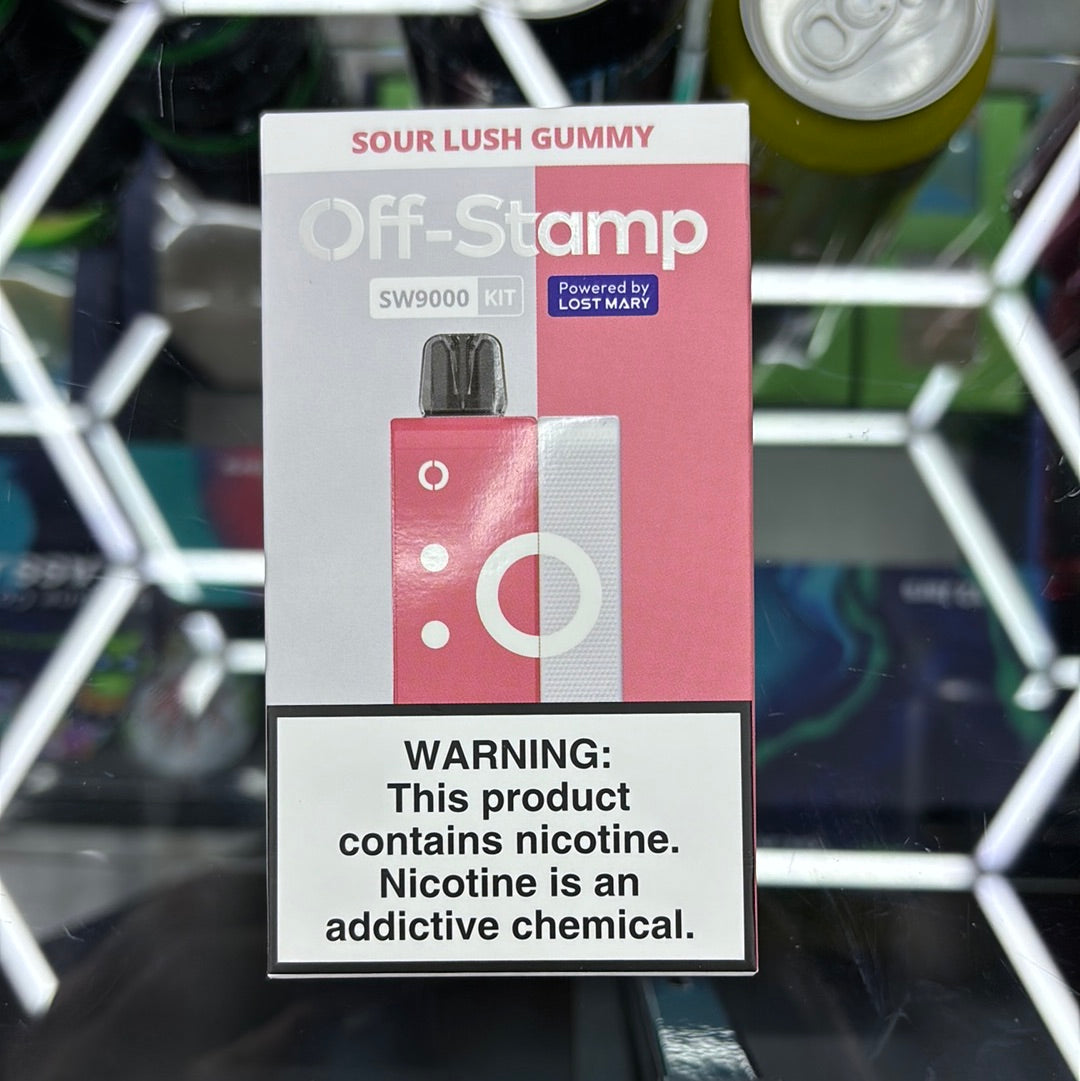 Off stamp sour lush gummy