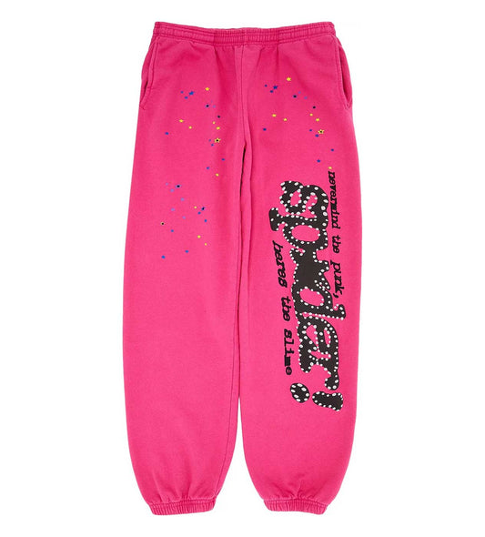 Pink spider sweats