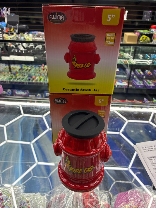 Fujima fire hydrant stash jar