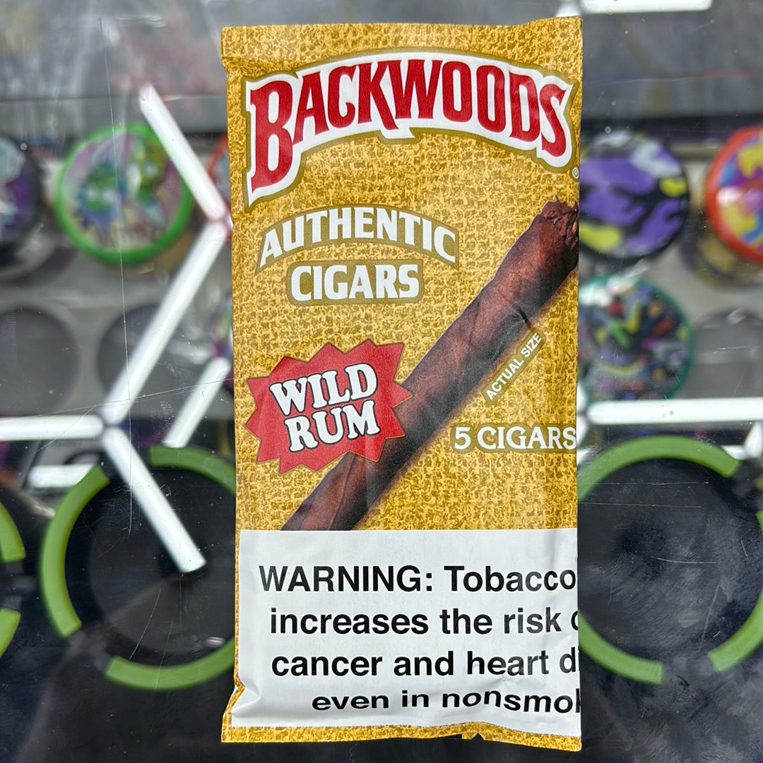 Backwoods wild rum 5 cigars