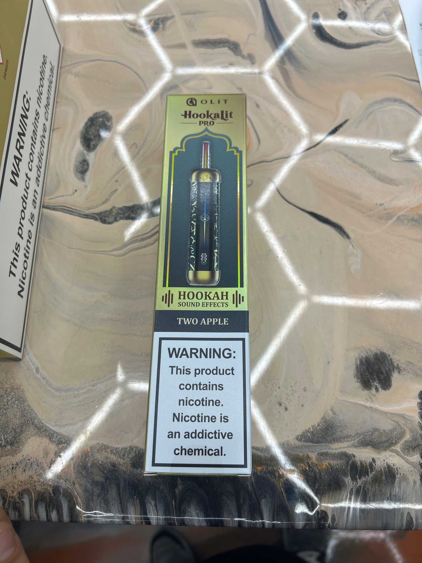 Olit hookah lit pro 60000k puffs two apple