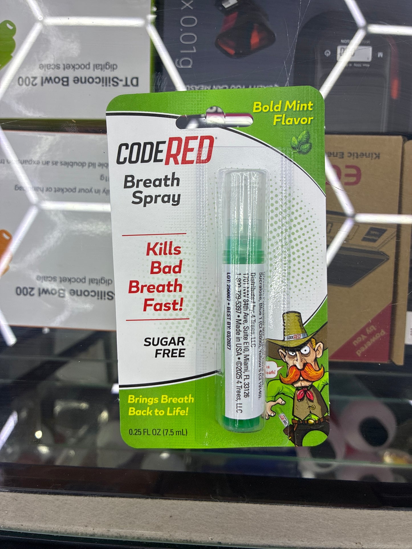 Code red breath spray bold mint flavor .25floz