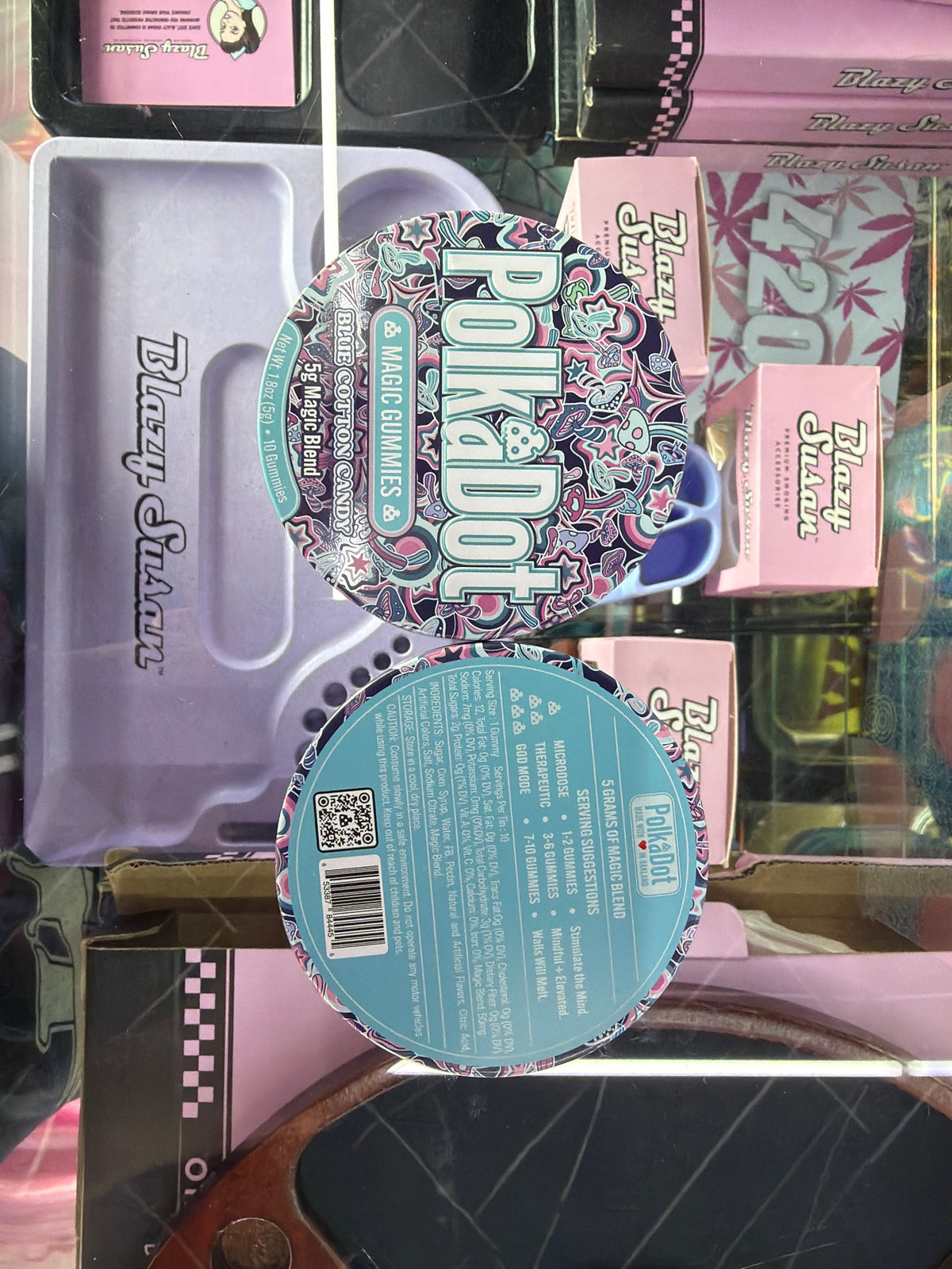 PolkaDot Magic Gummies 5g Magic Blend Blue Cotton Candy