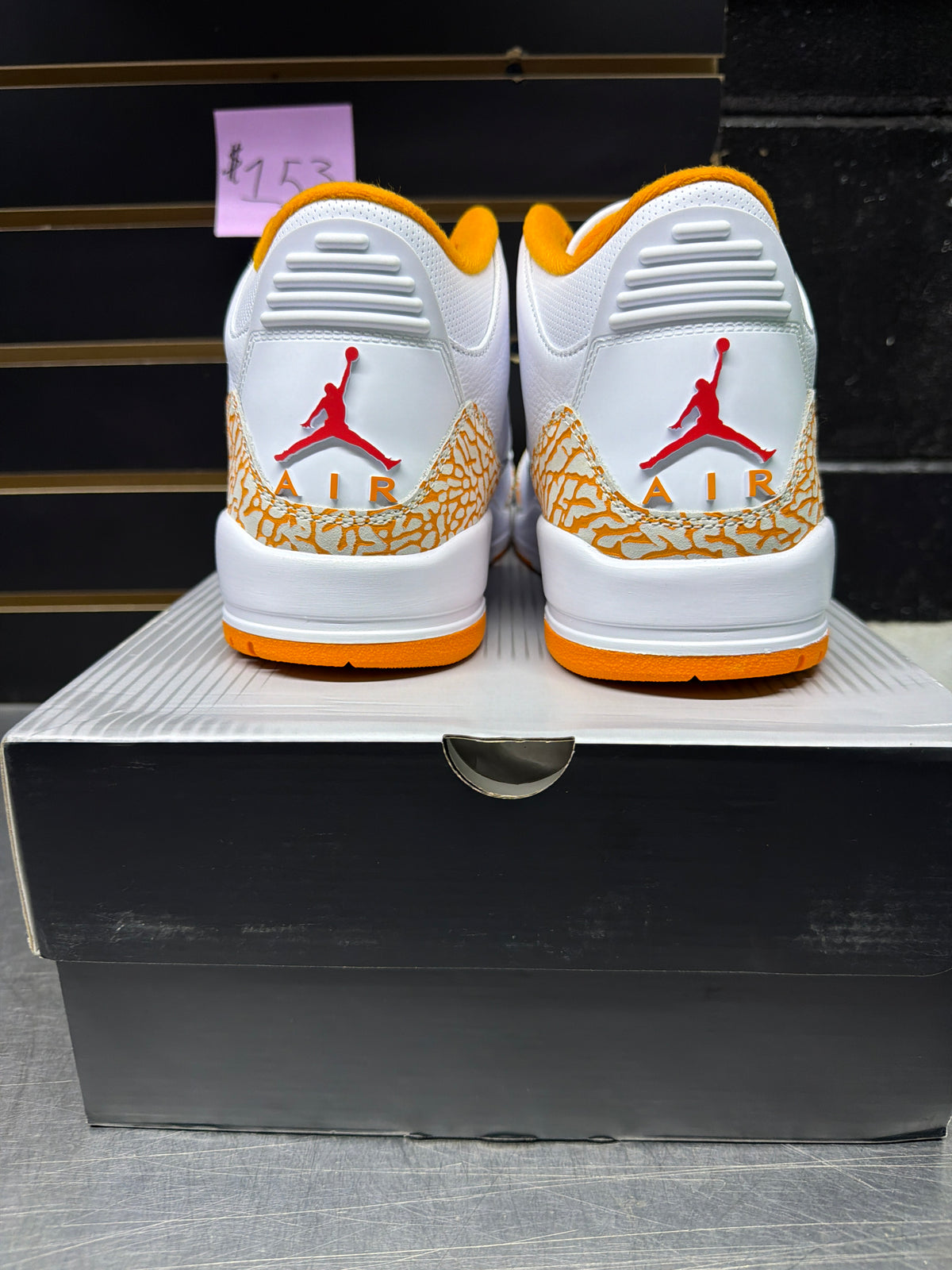 Jordan 3 Retro Orange Citrus Size 12.5