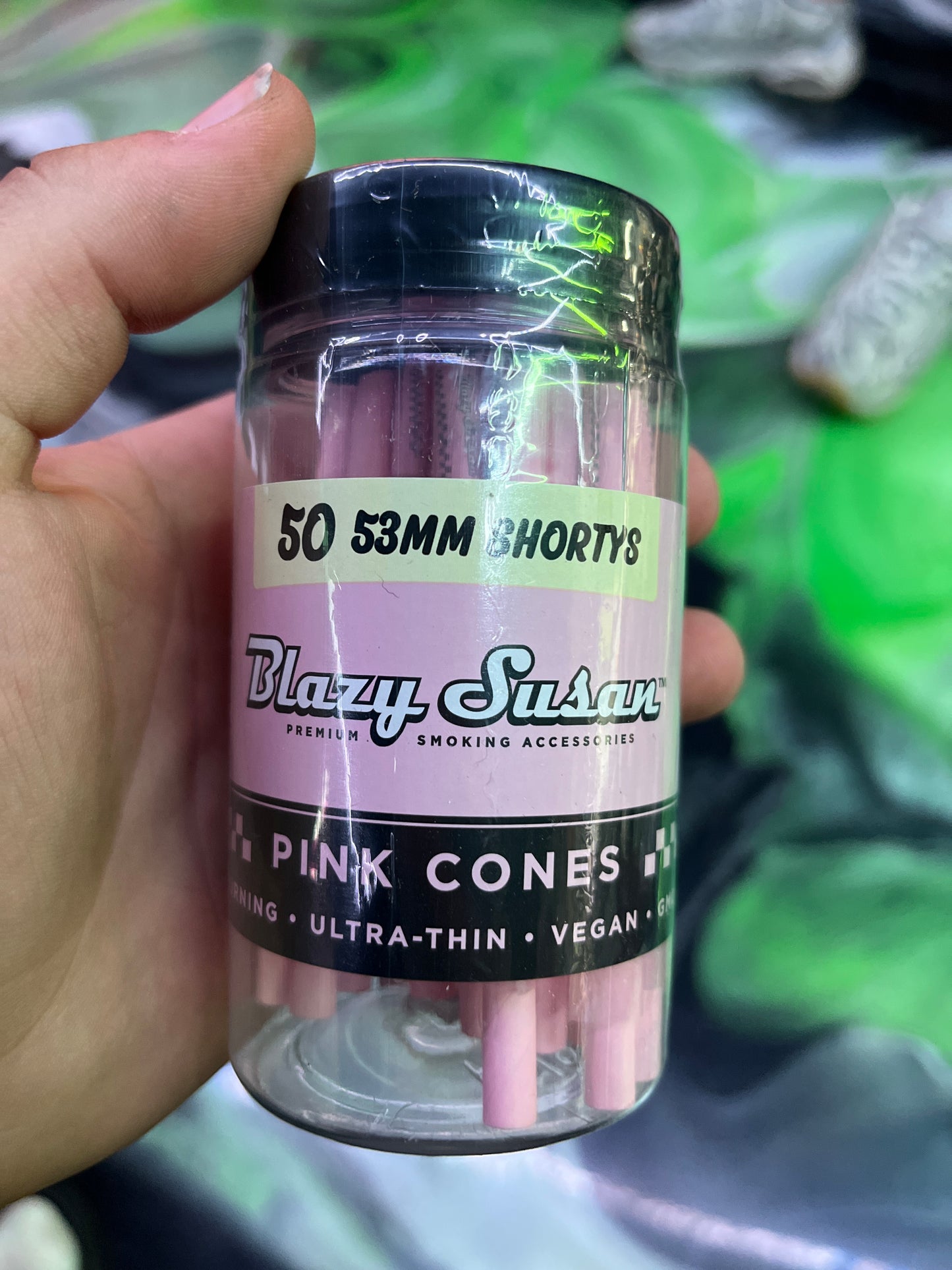 Blazy Susan 53mm shortys pink 50 pack