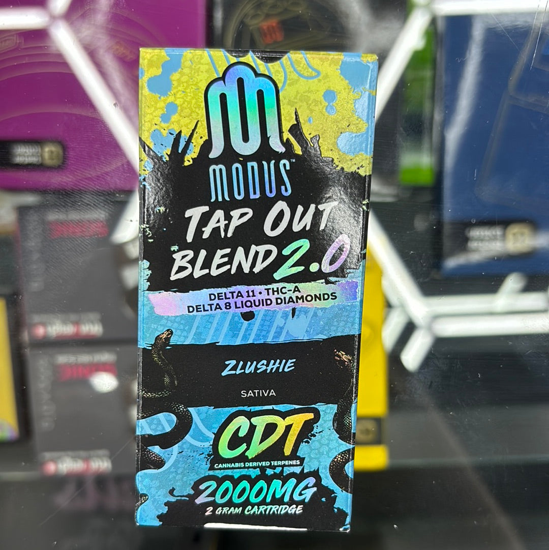 Modus tap out blend 2.0 zlushie sativa, 2G cartridge