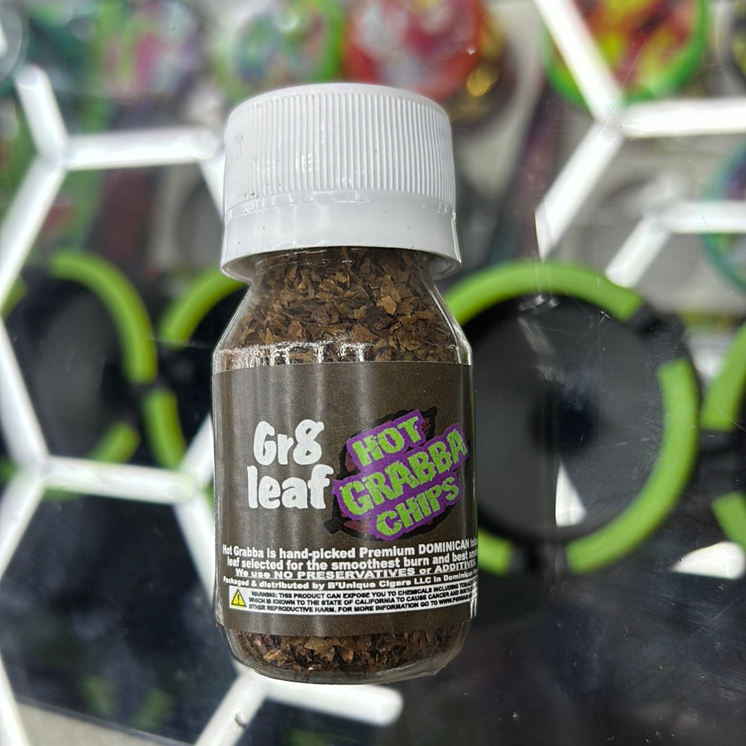 Gr8 leaf hot Grabba chips