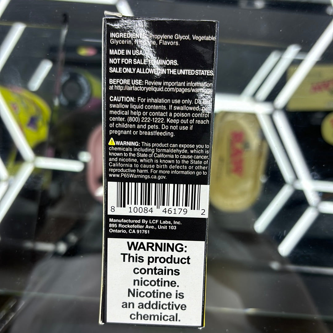 Air factory blue raspberry lemonade, 3MG 100ML