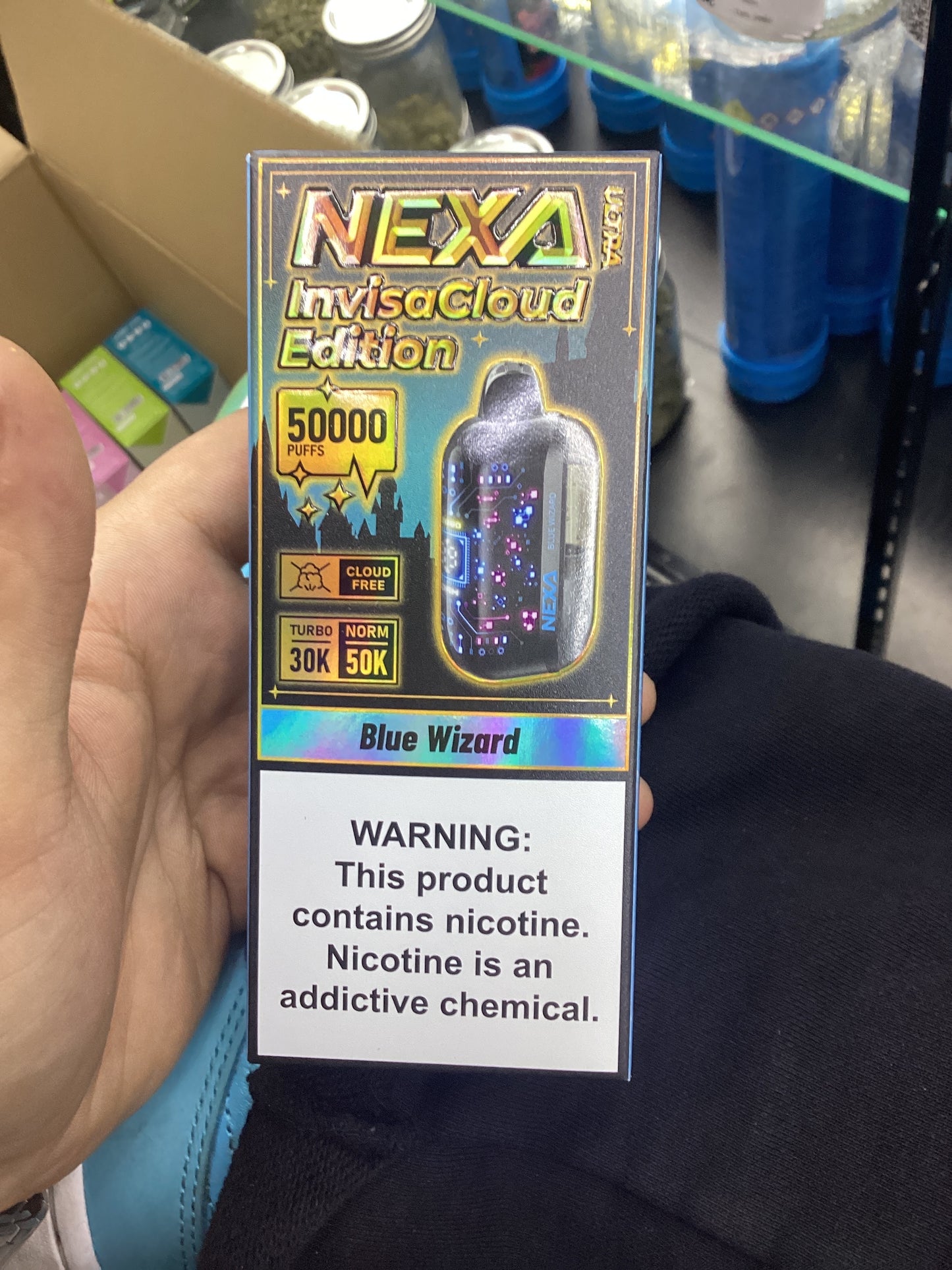 Nexa 50k puffs blue wizard
